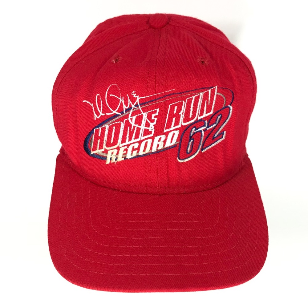 Vintage Mark McGwire Home Run Snapback Hat